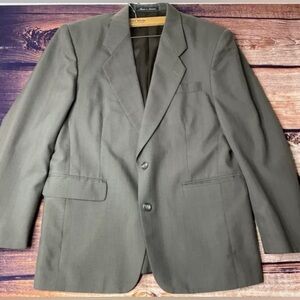 Pierre Balmain Paris men's sports jacket blazer top, grey 39S Polyester  & Wool